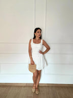 Abito Pizzo Sangallo Corto | Nuluxe Shop