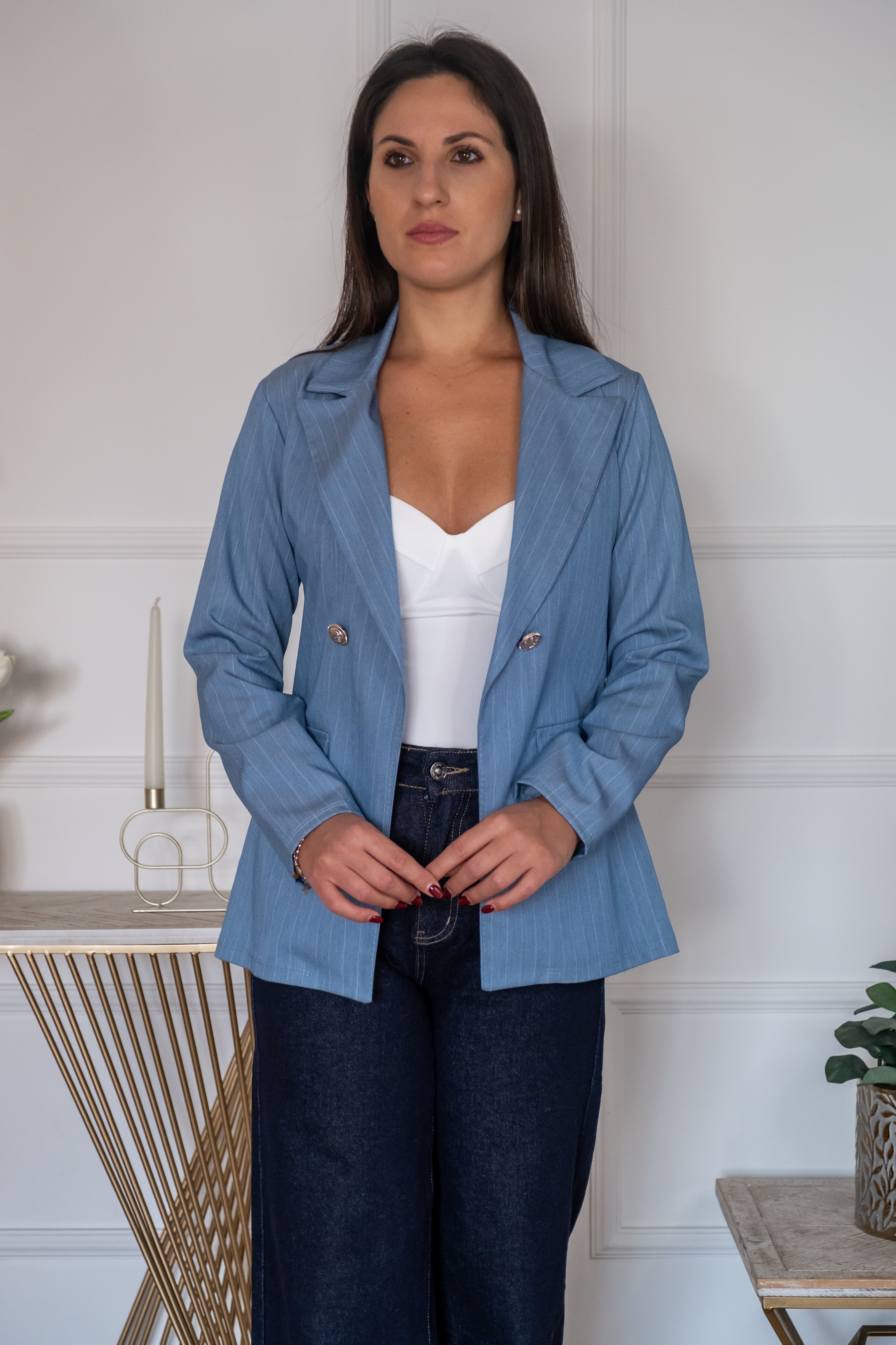Blazer Gessato | Nuluxe Shop