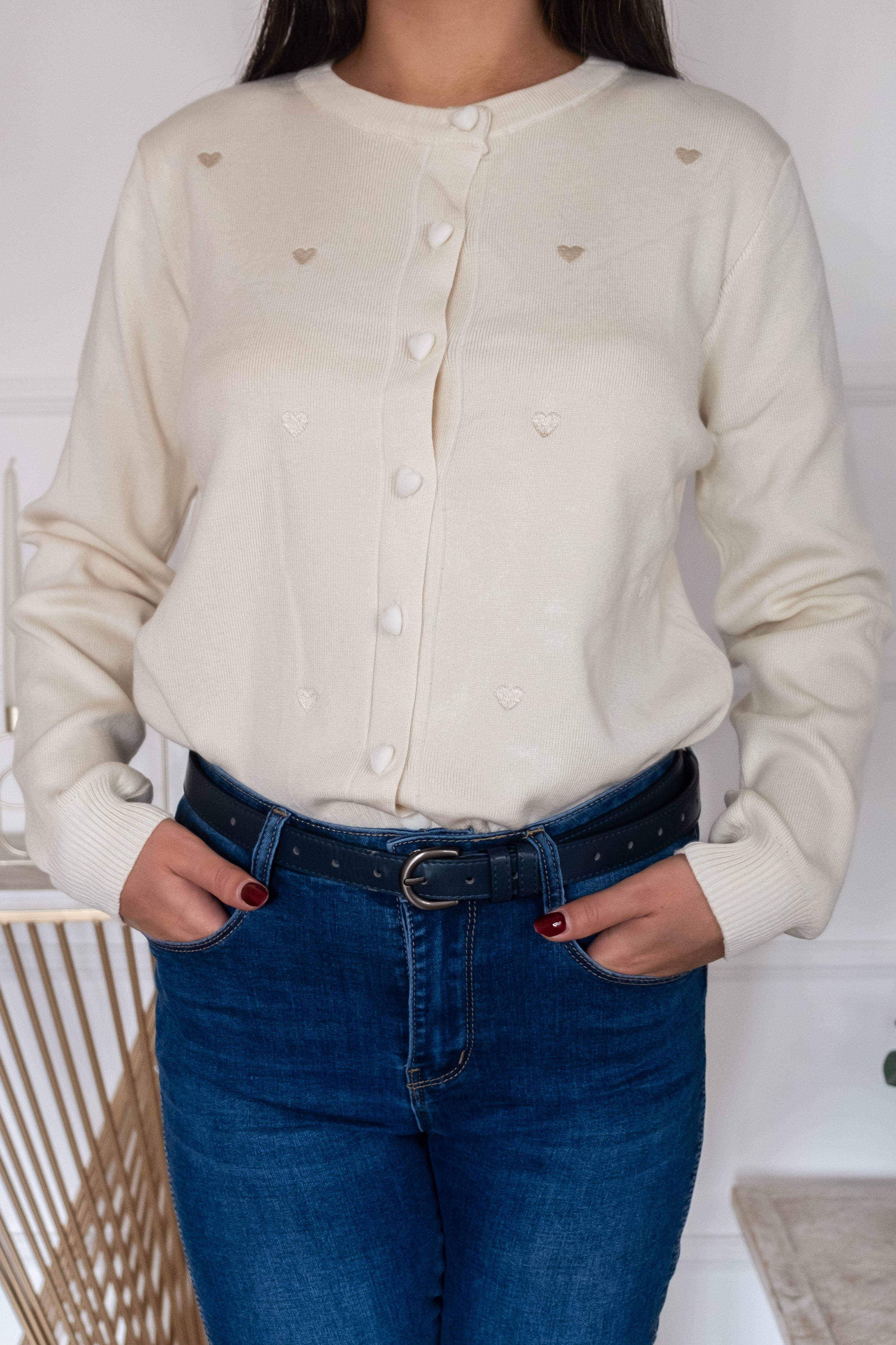 Cardigan Cuori | Nuluxe Shop