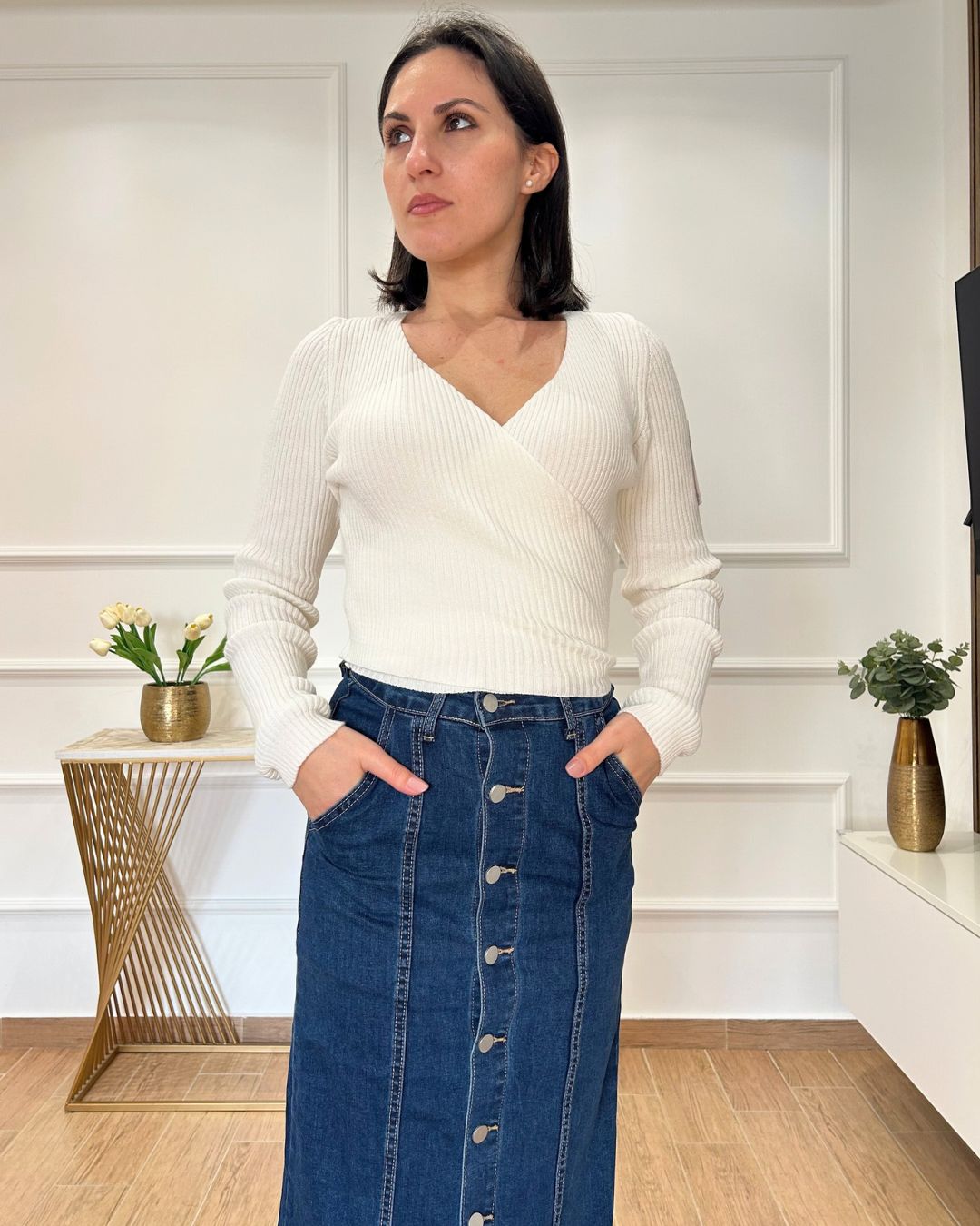 Cardigan Incrocio | Nuluxe Shop