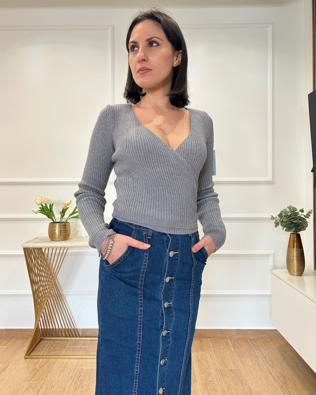 Cardigan Incrocio | Nuluxe Shop