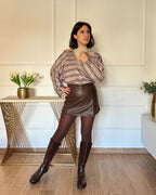 Felpa V Stripes | Nuluxe Shop
