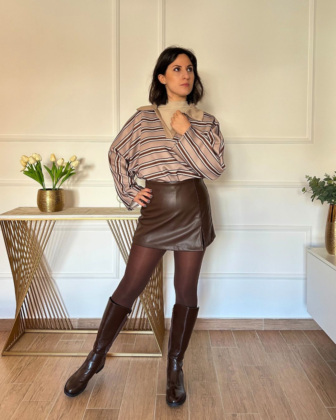 Felpa V Stripes | Nuluxe Shop