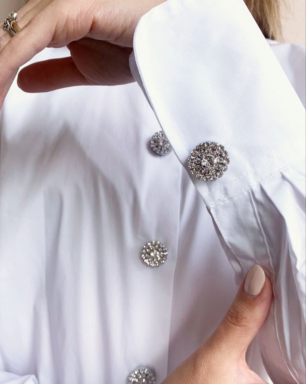 Gemma | Set Camicia | 5 Bottoni Gioiello | Nuluxe Shop