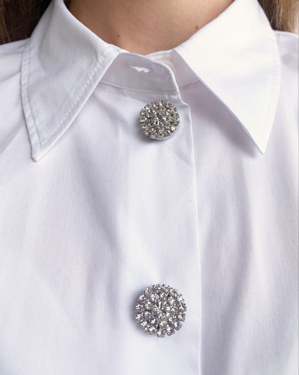 Gemma | Set Camicia | 5 Bottoni Gioiello | Nuluxe Shop