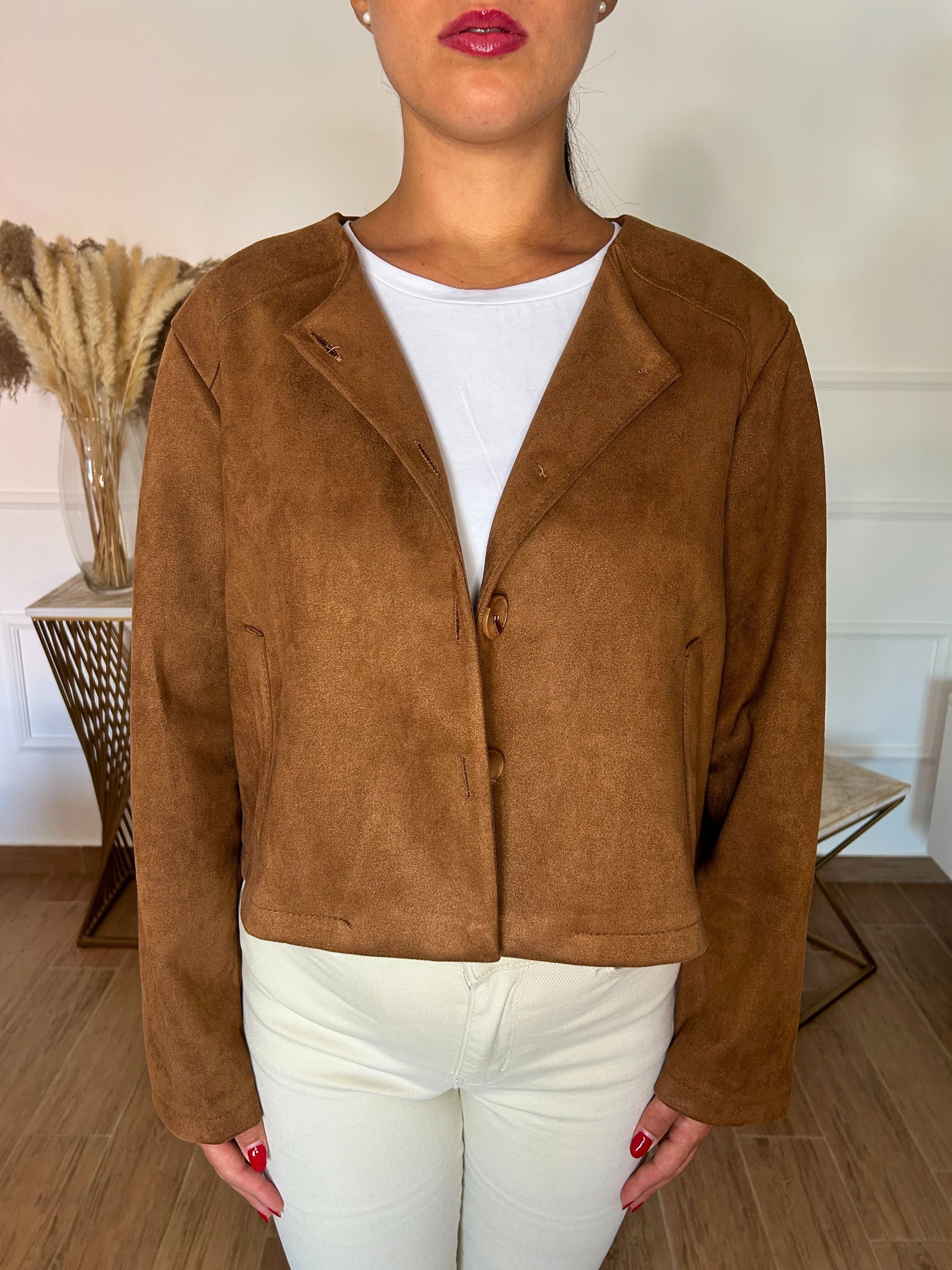 Giacca Scamosciata | Nuluxe Shop