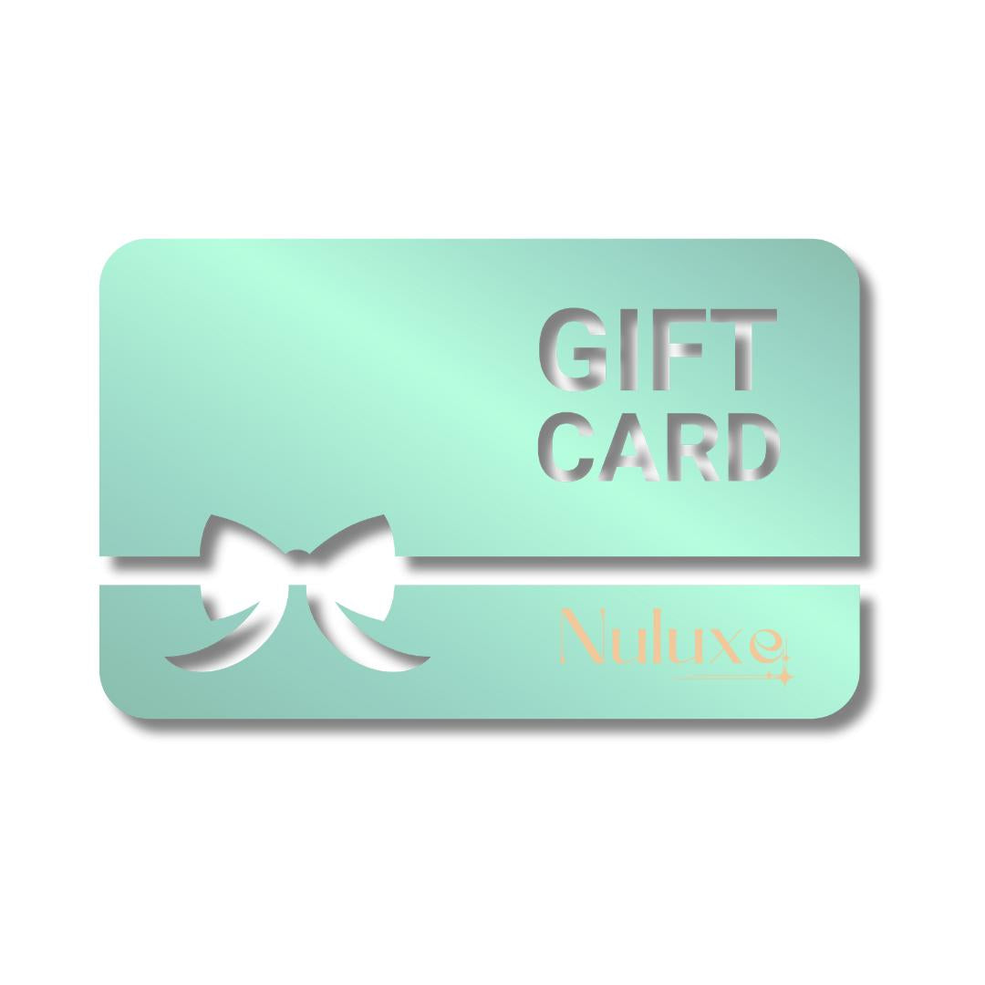 Gift Card Elettronica NULUXE | Nuluxe Shop