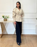 Giubbino Ecopelle Belted | Nuluxe Shop