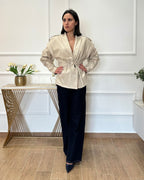 Giubbino Ecopelle Belted | Nuluxe Shop