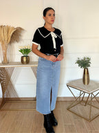 Gonna Denim Chiaro | Nuluxe Shop