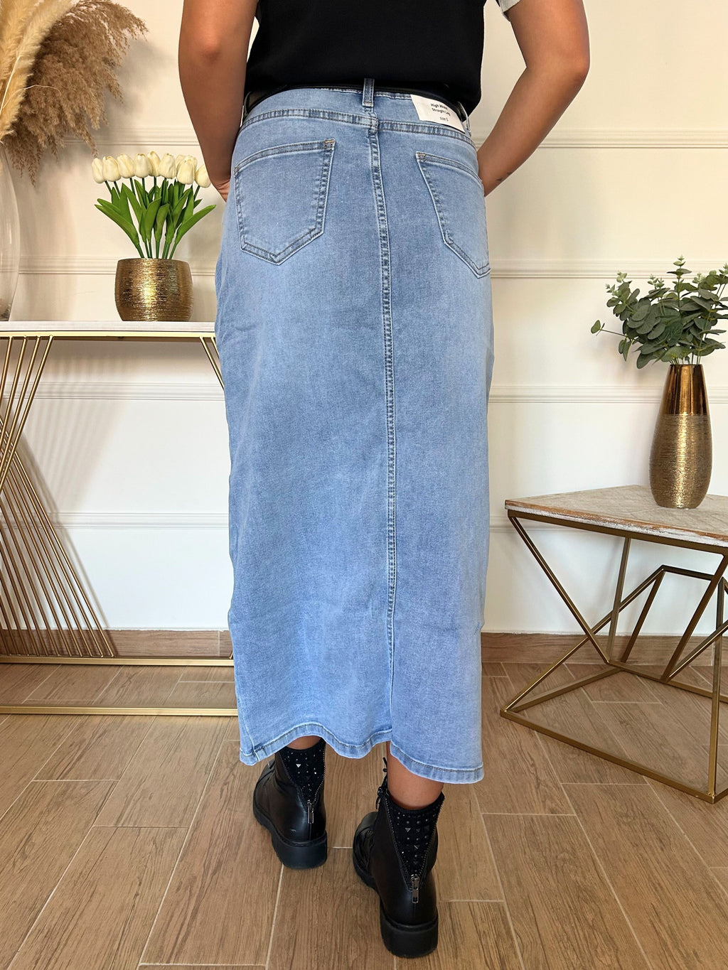 Gonna Denim Chiaro | Nuluxe Shop