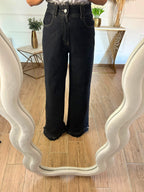 Jeans Wide Sfrangiato | Nuluxe Shop