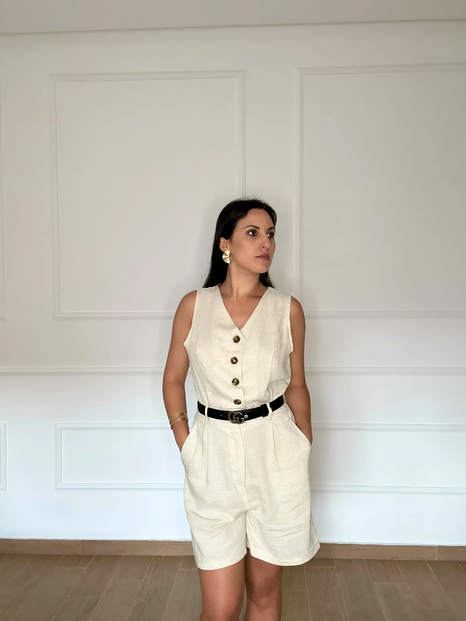 Jumpsuit in Lino Breeze | Nuluxe Shop