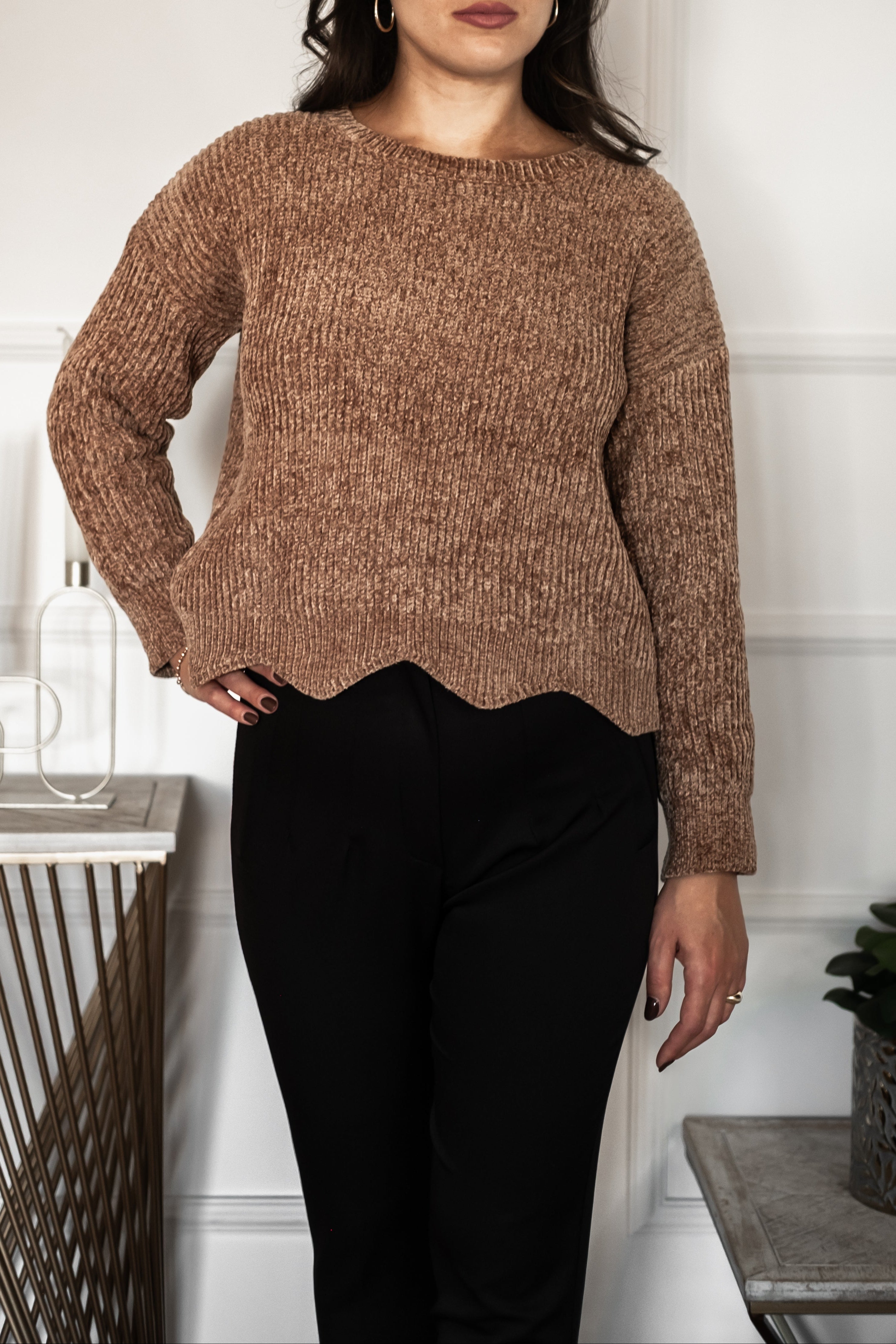 Maglione Velvet Crop | Nuluxe Shop