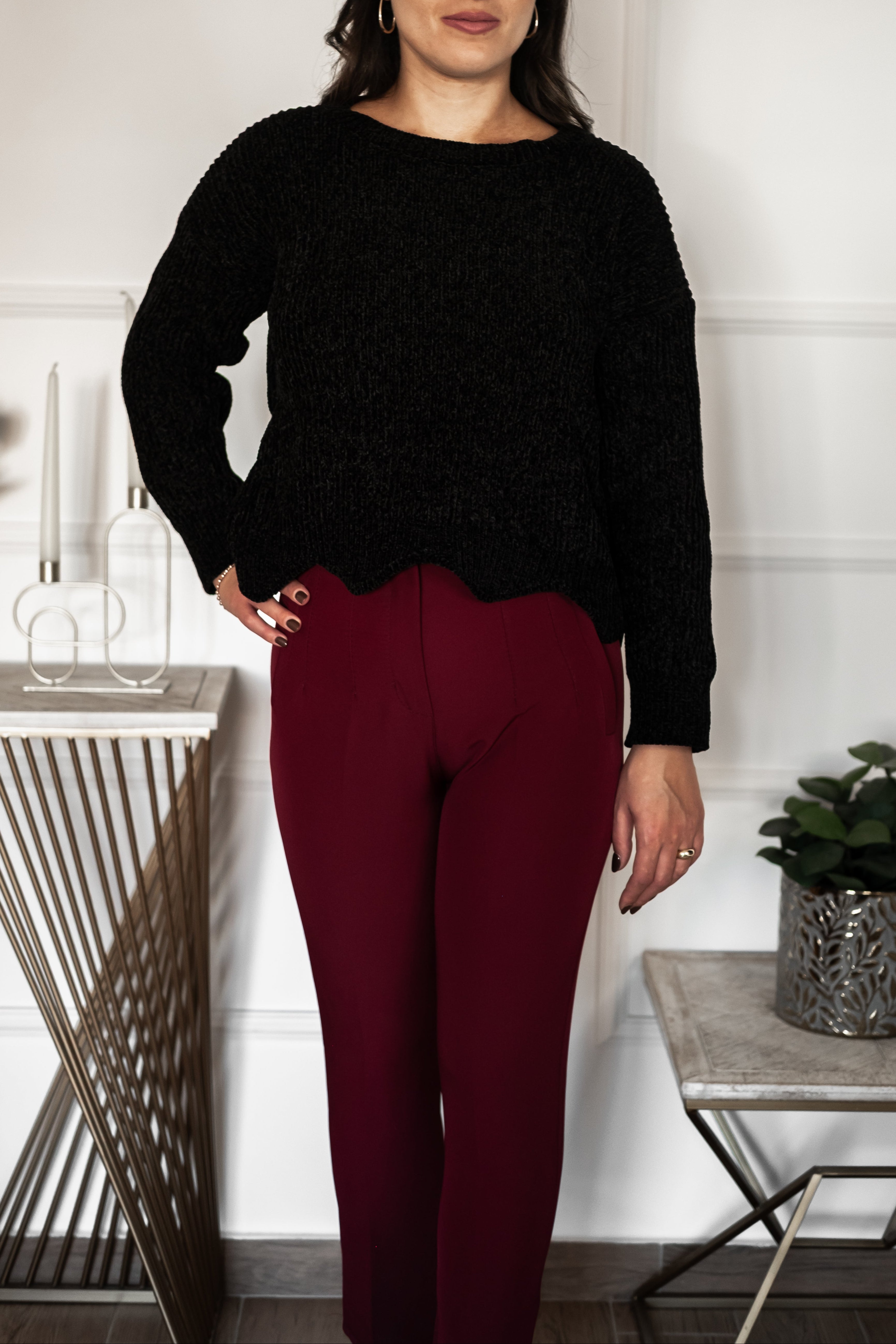 Maglione Velvet Crop | Nuluxe Shop