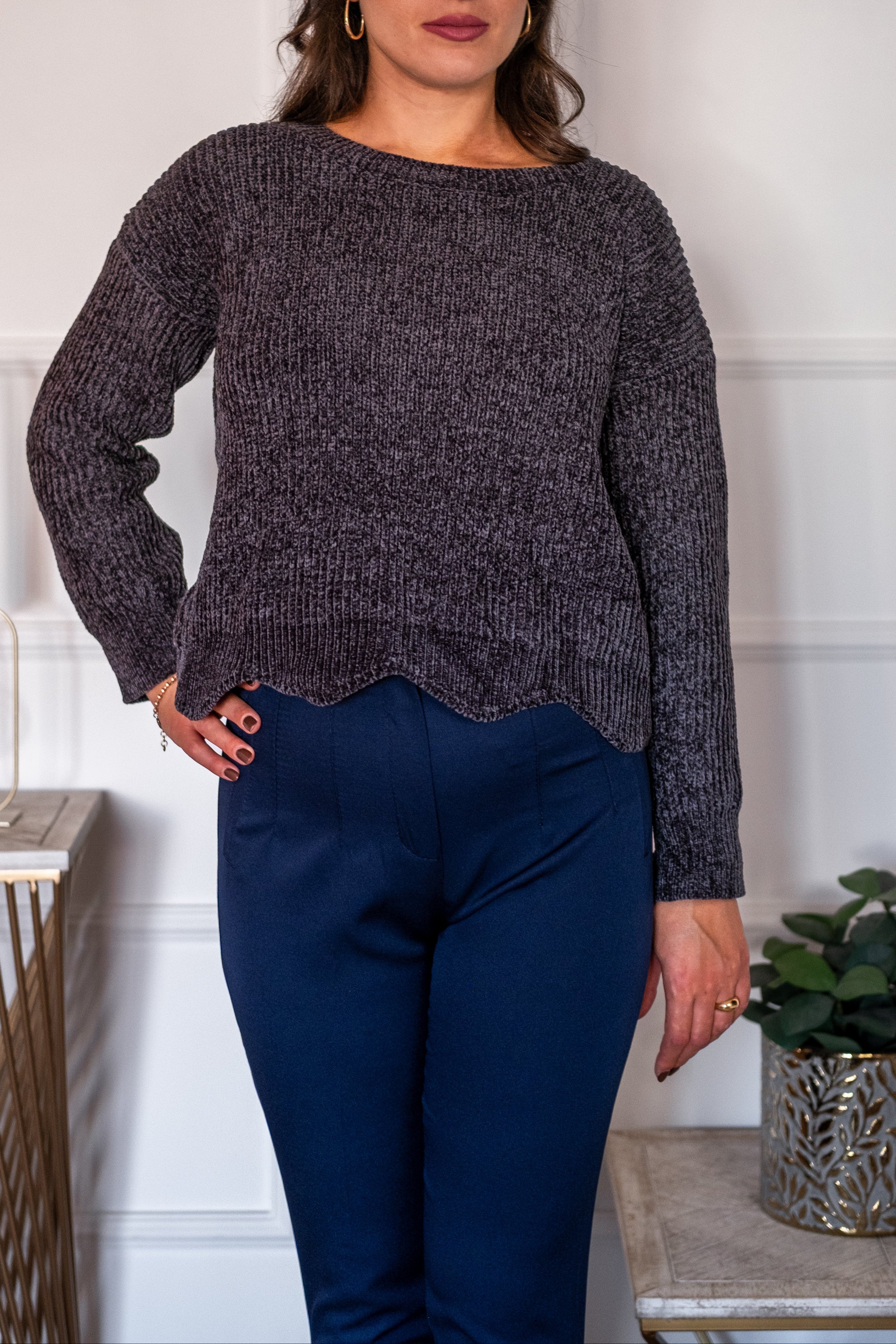 Maglione Velvet Crop | Nuluxe Shop