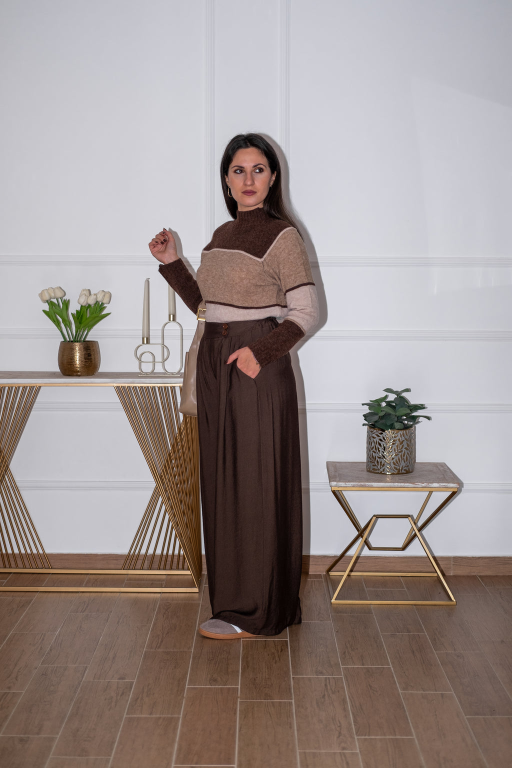 Pantalone Fall Wide | Nuluxe Shop