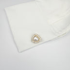 Rosa| Set Gemelli | 2 Bottoni Gioiello | Nuluxe Shop